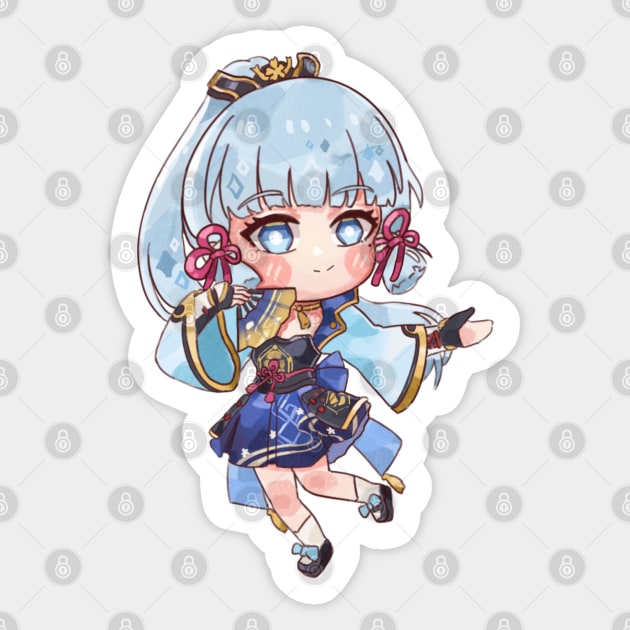 Genshin Impact Kamisato Ayaka Sticker by naderu